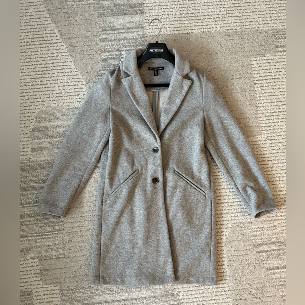 Women’s Blazer Trench Coat Gray Small